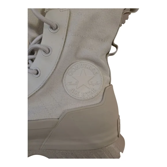 Converse High-Top White Ankle Booties - Picture 3 of 7